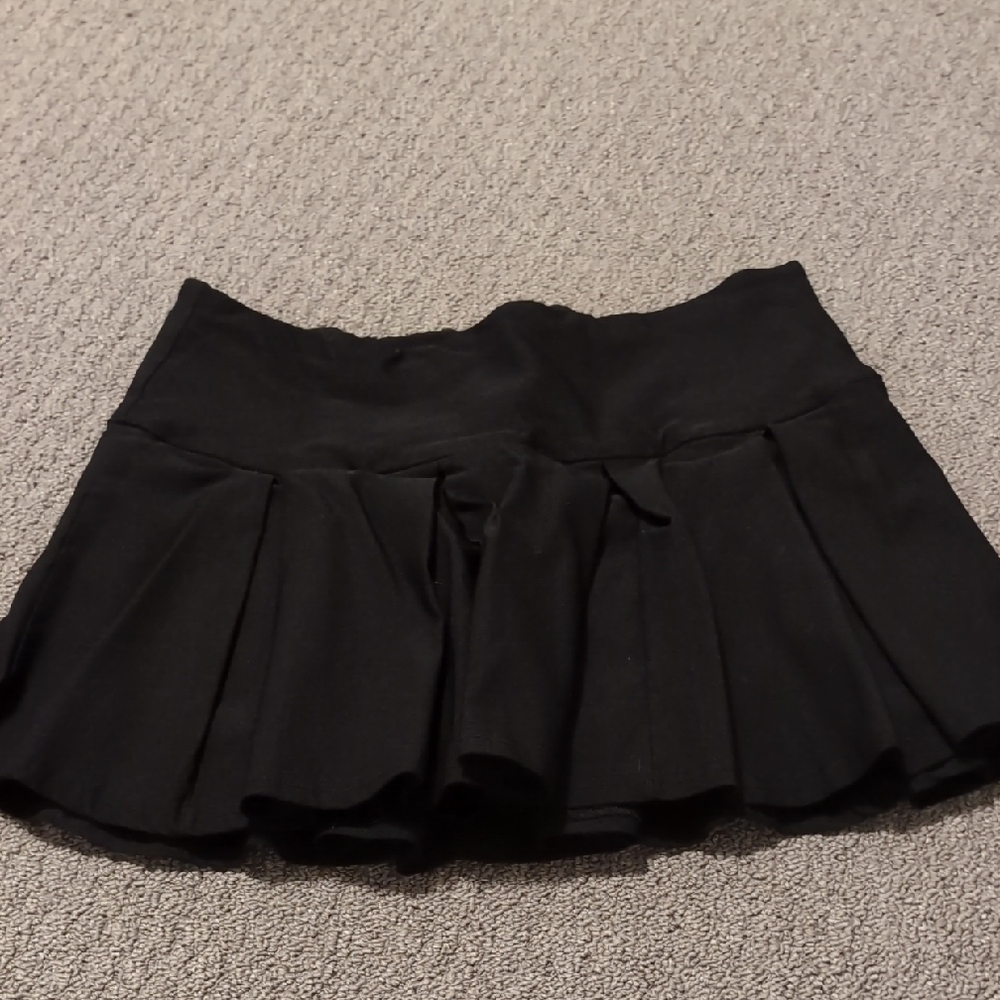 Streetwear Society Black Mini Skort Brand New